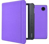 imoshion Toile de nuit Bibliothèque avec support pour Kobo Libra H2O - Violet