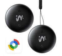 imoshion Wireless Tag - Bluetooth Tracker pour Android - Pack de 2 - Noir