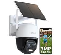 Imou 2K Caméra Surveillance WiFi Exterieure sans Fil Solaire, 2.4/5GHz WiFi | AOV Enregistrement 24/7, Suivi Auto, Batterie 5000mAh, Détection de Personnes/Véhicules, Vision Nocturne Couluer, IP 65