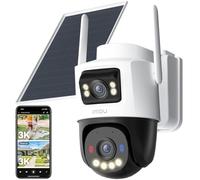 Imou 4G LTE Caméra Solaire avec Carte SIM et Double Objectif 10MP(5MP+5MP)