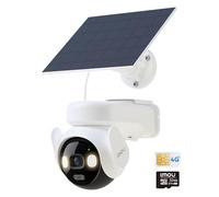 Imou 4G LTE Caméra Solaire + Carte SIM, Vision Nocturne Couleurs de Jour | 3K(5MP) Camera Extérieur sans Fil, AOV 24/7 Enregistrement, Détection de Personnes et Véhicules, IP66, Micro SD 32Go Incluse
