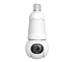 Imou Ampoule Camera Surveillance WiFi Exterieure sans Fil 2K(3MP), PTZ Caméra Extérieure IP, Détection de Personne AI, Suivi Intelligent, Vision Nocturne Couleur 30M, Audio Bidirectionnel