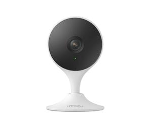 IMOU Caméra de surveillance WiFi fixe 3 MP, conversation audio bidirectionnelle, pleurs de bébé/détection humaine, vision nocturne, Alexa & Google, fente pour carte Cloud/SD, sirène intégrée (Imou Cue