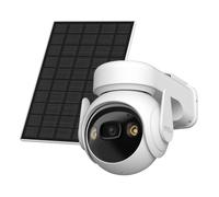 IMOU Cell PT Lite Kit, 2K/3MP, Caméra de sécurité pour batterie rechargeable Wi-Fi extérieure et inclinable avec panneau solaire