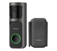 Imou Video Timbre Set 30°Pan Lens Doorbell Cámara Inalámbrica Detección Humana Two-Way Talk Doorbell Sensor de Movimiento Con Timbre Resistente al Agua, 120 días de duración de la batería