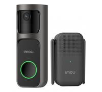 Imou Video Timbre Set 30°Pan Lens Doorbell Cámara Inalámbrica Detección Humana Two-Way Talk Doorbell Sensor de Movimiento Con Timbre Resistente al Agua, 120 días de duración de la batería