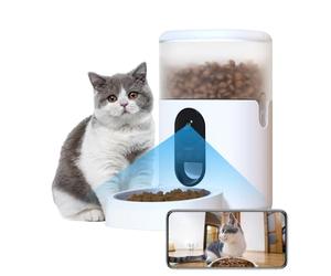 Imou Mangeoire Automatique pour Chat et Chien, mangeoires Wi-FI pour Chat avec caméra 4 MP, Distributeur de Nourriture, caméra de sécurité 4 L, détection d'animaux de Compagnie, Mode de Distribution