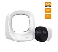 Imou Truly Caméra de sécurité sans Fil Rechargeable alimentée par Batterie 1080p Wi-FI Système de vidéosurveillance CCTV avec détection de Mouvement PIR, Vision Nocturne et Audio bidirectionnel