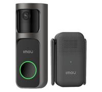 Imou Video Doorbell 2S Kit - mmagine QHD 2K Batteria da 5000mAh166° D Visione grandangolare 30° Orizzontale ruotabile IR Visione notturna Include Chime
