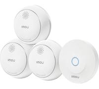 IMOU ZSM1Kit-EU-3-M Set détecteur de fumée avec centrale avec commande via une application sur secteur, à pile(s) (Ø x H) 86 mm