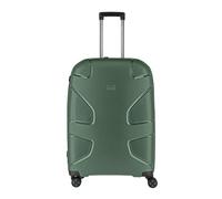 IMPACKT Valise Rigide IP1 à 4 Roues en matériau recyclé avec roulettes à clic interchangeables, Deepseagreen, 76 cm (Größe L), Casual