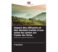 Impact des effluents et des déchets traités d'une usine de carton sur l'aster de Chine