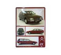 IMPACT ET STRATEGIE Grande Plaque métal Collection CX - Rouge - 30 x 40 cm