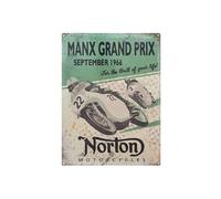 IMPACT ET STRATEGIE Grande Plaque métallique Norton