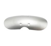 Impact Moto Courte Garde-Boue Avant Masque Splash Garde-Boue Carénage Chopper pour Triumph Scrambler 2001-2002 2003(Argent)