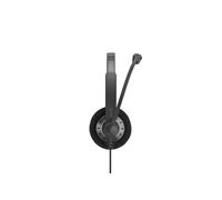 IMPACT SC 30 - 100 Series - micro-casque - sur-oreille - filaire - Easy Disconnect - noir et argent
