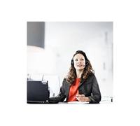 IMPACT SC 60 USB ML - Micro-casque - sur-oreille - filaire - USB - noir avec des reflets orange