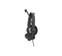 IMPACT SC 60 USB ML - Micro-casque - sur-oreille - filaire - USB - noir avec des reflets orange
