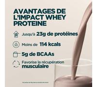 Impact Whey Protein - 2.5KG - 83portions - Chocolat Onctueux
