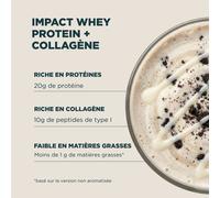 Impact Whey Protein - 390G - 15portions - Cookies and Cream (+Collagen)