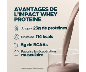 Impact Whey Protein - 500g - 16portions - Dark Chocolate