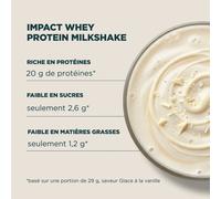 Impact Whey Protein Milkshake - 2610g - 90portions - White Chocolate Swirl