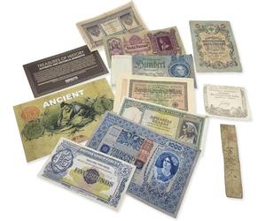IMPACTO COLECCIONABLES | Collection de 10 Billets Anciens de Trois Siècles Originaux avec Certificat d’Authenticité | Trésors Numismatiques Authentiques de 3 Siècles