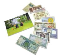 IMPACTO COLECCIONABLES | Collection de 10 Billets Authentiques de 10 Pays Asiatiques Différents - sans Doublons et Démonétisés | Idéal pour Découvrir la Diversité Culturelle de l’Asie