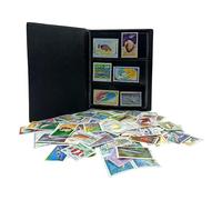 IMPACTO COLECCIONABLES - Collection de 100 timbres sur le thème des animaux aquatiques avec album inclus (14x18x1cm) | Élevez votre collection philatélique avec des timbres, dans un album élégant