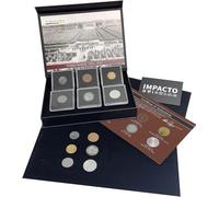 IMPACTO COLECCIONABLES Collection de 6 Monnaies Authentiques du Reich Allemand (1933-1945) - Reichspfennig Historiques - Coffret de Collection avec Certificat d’Authenticité
