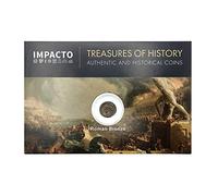 IMPACTO COLECCIONABLES | Pièce Authentique du Bas-Empire Romain | Témoignage de l’Âge du Bronze dans la Rome Antique | Certificat d’Authenticité Inclus