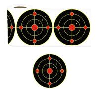 Impacts Disc - Glow Neon Scoring Plate, Sight Marker Aim Point Hit Confirmation Board, Set Kit | Field Drill Exercise Game Competition Firearm Pellet Airsoft BB gunns Archery Splash Paperboard Label K