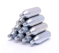 Impala Lot de 10 cartouches CO2 (16 g) avec filetage - Jetables - Compatibles avec de nombreux pompes à cartouche pour vélos etc.