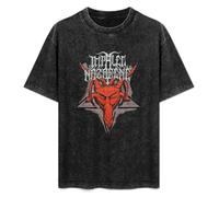 Impaled Nazarene The Goat is The Law Mens T-Shirt Casual Cotton Unisex Black Tees Tops S