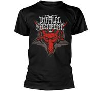 Impaled Nazarene The Goat is The Law Shirt T-Shirts Blacketal Official Hemden(Large)