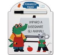 Imparo a disegnare gli animali. Ediz. a colori. Con pennarello magico