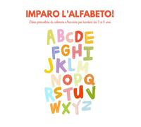 Imparo l'alfabeto: Libro prescolare da colorare e tracciare