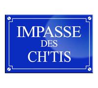 Impasse des Ch tis - 20x13,2 cm - Autocollant(sticker)
