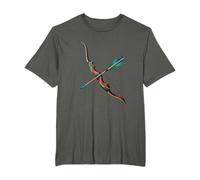 Impasto Style Art Tir à l’arc Archer Arc et flèches Archers T-Shirt