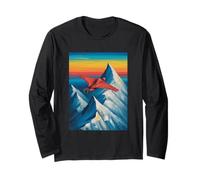 Impasto Style Art Vol en Wingsuit Wingsuiting Parachutisme Manche Longue
