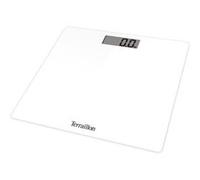 Pèse personne électronique Terraillon TSQUARE Blanc - Grand écran LCD - Capacité 180 Kg
