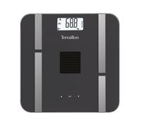 Terraillon Impédancemètre Sun Power Fit – Solaire, sans piles, 180 kg, graduation 100 g, écran LCD