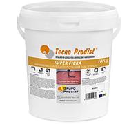 IMPER FIBRE de TECNO PRODIST - (10 Kg, Blanc) Revêtement élastique imperméabilisant avec fibres incorporées - Caoutchouc anti-goutte pour terrasses et façades