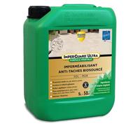 ImperGuard Ultra Formule Végétale - Imperméabilisant Super Antitache Incolore Biosourcé, Biodégradable - Toute Pierre -5L- 50m2