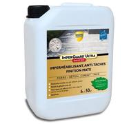 Guard Industrie ImperGuard Ultra Protection Sol Mat - Imperméabilisant Effet Mat - Sol Poreux-Pierre Béton Dalle Pavé -Incolore- 5L Traite 50m²