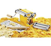 Imperia 20 615 Set de pâtes 'Pastaia Italiana', 150 mm, différentes épaisseurs, argent (1 set)