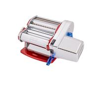 Imperia Electric Ligne Classique Machine à pâtes électrique Fabrique en Italie. Machine à pâtes fraîches avec moteur électrique. Laminatrice électrique Lasagnes, Tagliolini, Fettuccine. (Rouge)