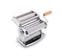 Imperia IPasta Ligne Classique. Machine à pâtes. Fabriqué en Italie. Machine à pâtes fraîches en acier. Laminoir manuel avec manivelle. Crée une feuille pour Lasagnes, Tagliolini, Fettuccine.
