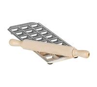 Imperia Italian Twenty Four Hole Ravioli Mould Tray and Rolling Pin