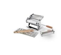 Imperia Pastaia Italiana IPASTA Imperia Line Coffret cadeau avec accessoires 100% fabriqué en Italie Kit composé d'une machine à pâtes fraîches, d'un moule à raviolis, d'un coupe-pâtes, d'un rouleau